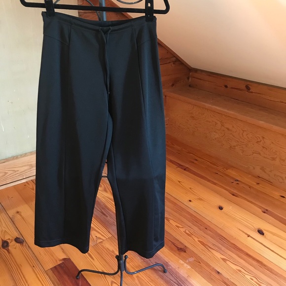 πΈ5/$30πΈ Black Drawstring Lounge Pants, EUC, M - Picture 2 of 10